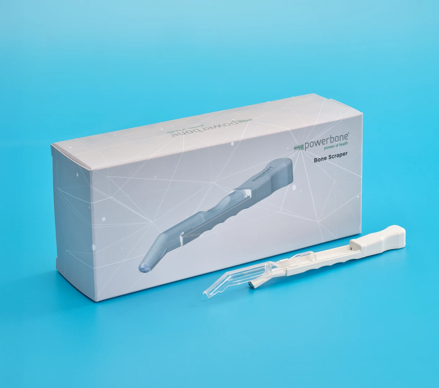 Powerbone Bone Scraper – Bonegraft Biomaterials Co., Surgical Hand Instruments
