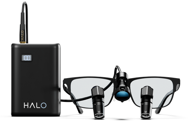 Lampe frontale filaire Halo