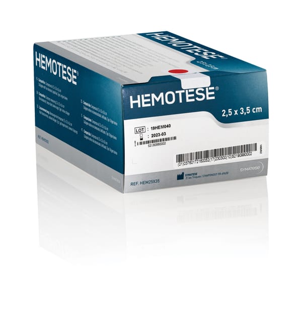 Hemotese - Compresse hémostatique résorbable en collagène