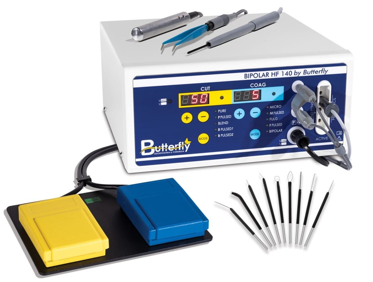 Elettrobisturi Bipolare HF140 – Butterfly Italia srl, Electrosurgery Units