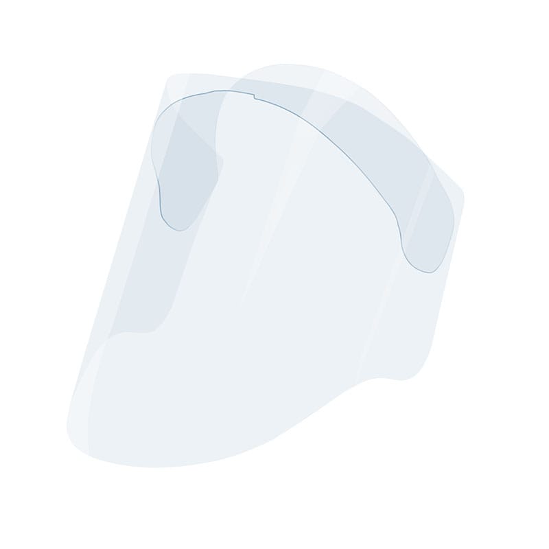 Ersatzschild VISOR VR1-E – Cardex Dental GmbH, Schutzbrillen, Schutzschilde und Zubehör