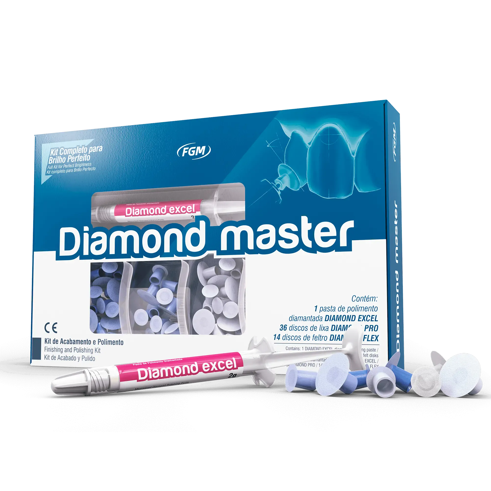 Diamond Master Kit - Cila Kiti – Kibar Dental Tibbi Mal.San. Ve Tic, Finishing Kits