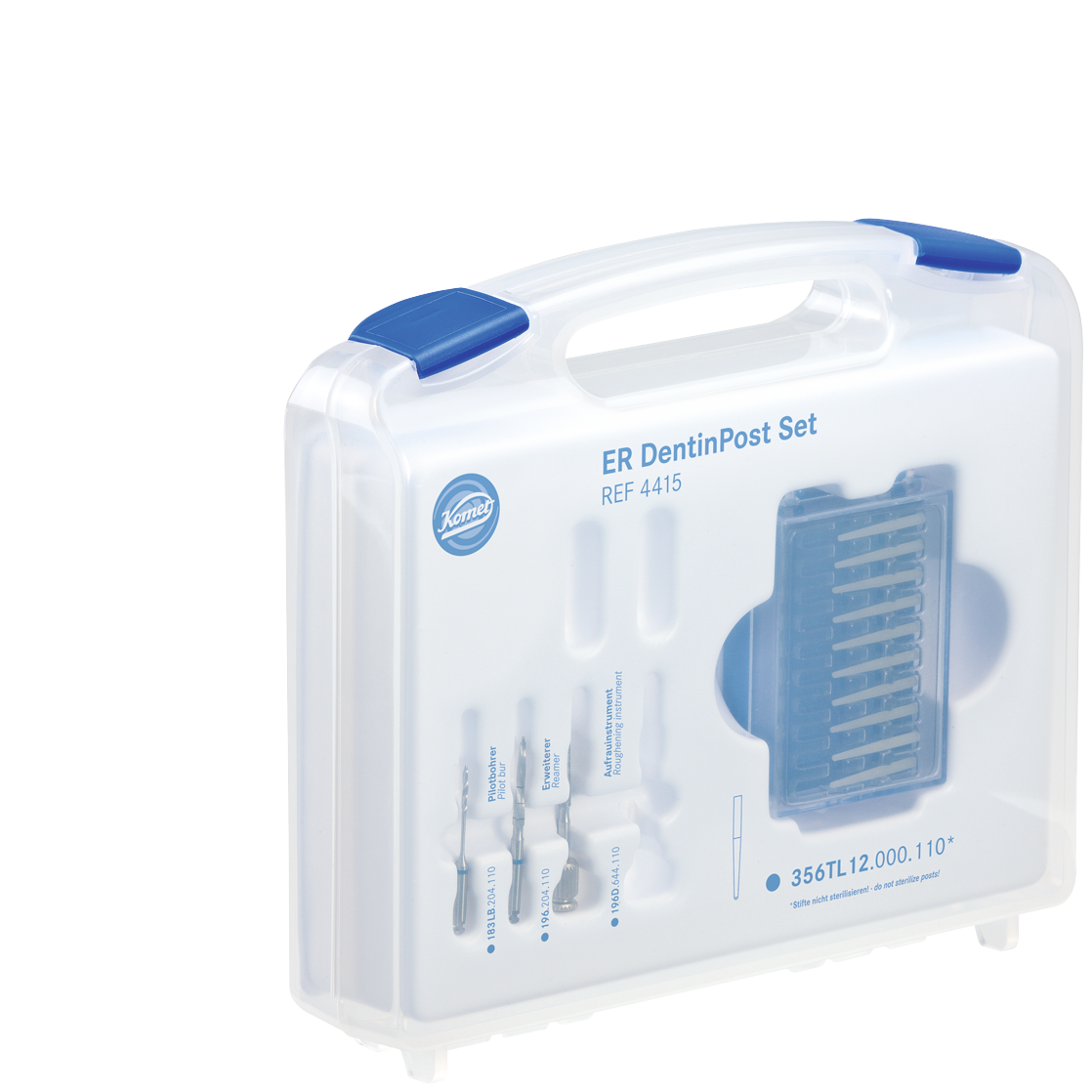 Postendodontische-Versorgung 4415 4415.000 – Komet Dental, Bohrerständer