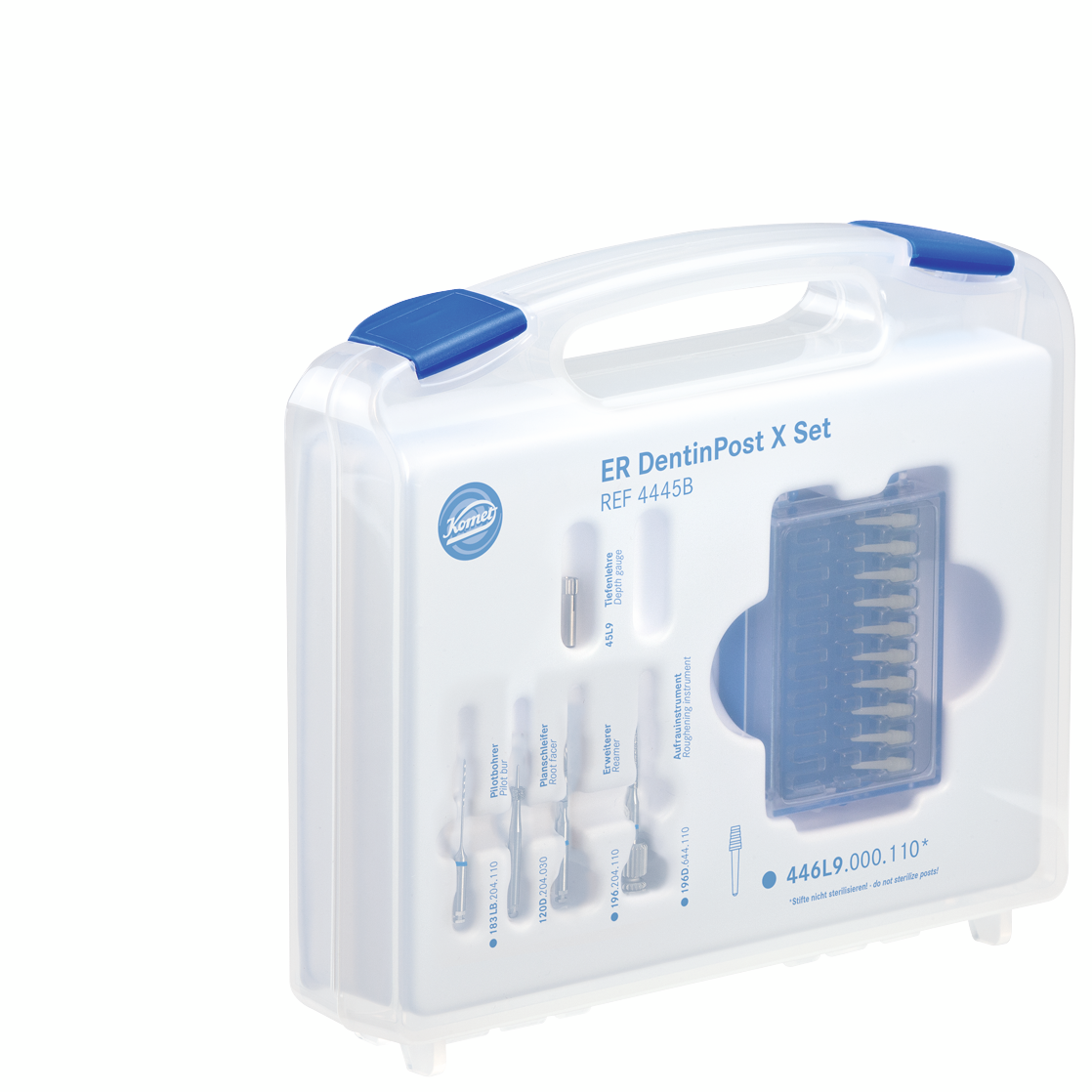 Wurzelstifte 4445 B 4445B.000 – Komet Dental, Stiftsysteme