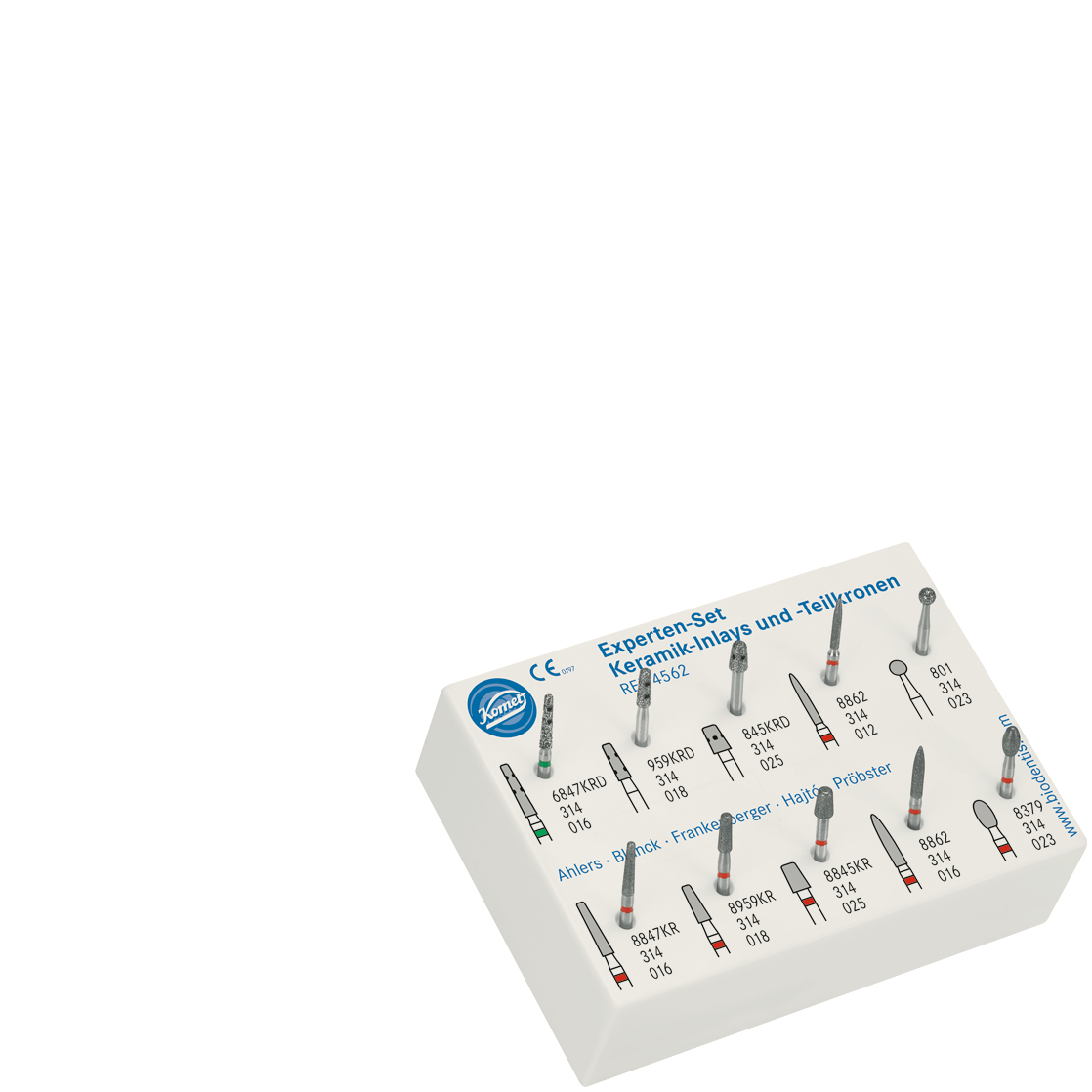 Experten-Set Keramik-Inlays 4562 4562.314 – Komet Dental, Bohrerständer