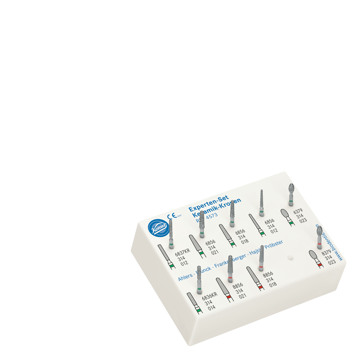 Experten-Set Keramik-Kronen 4573 4573.314 – Komet Dental, Bur Stands