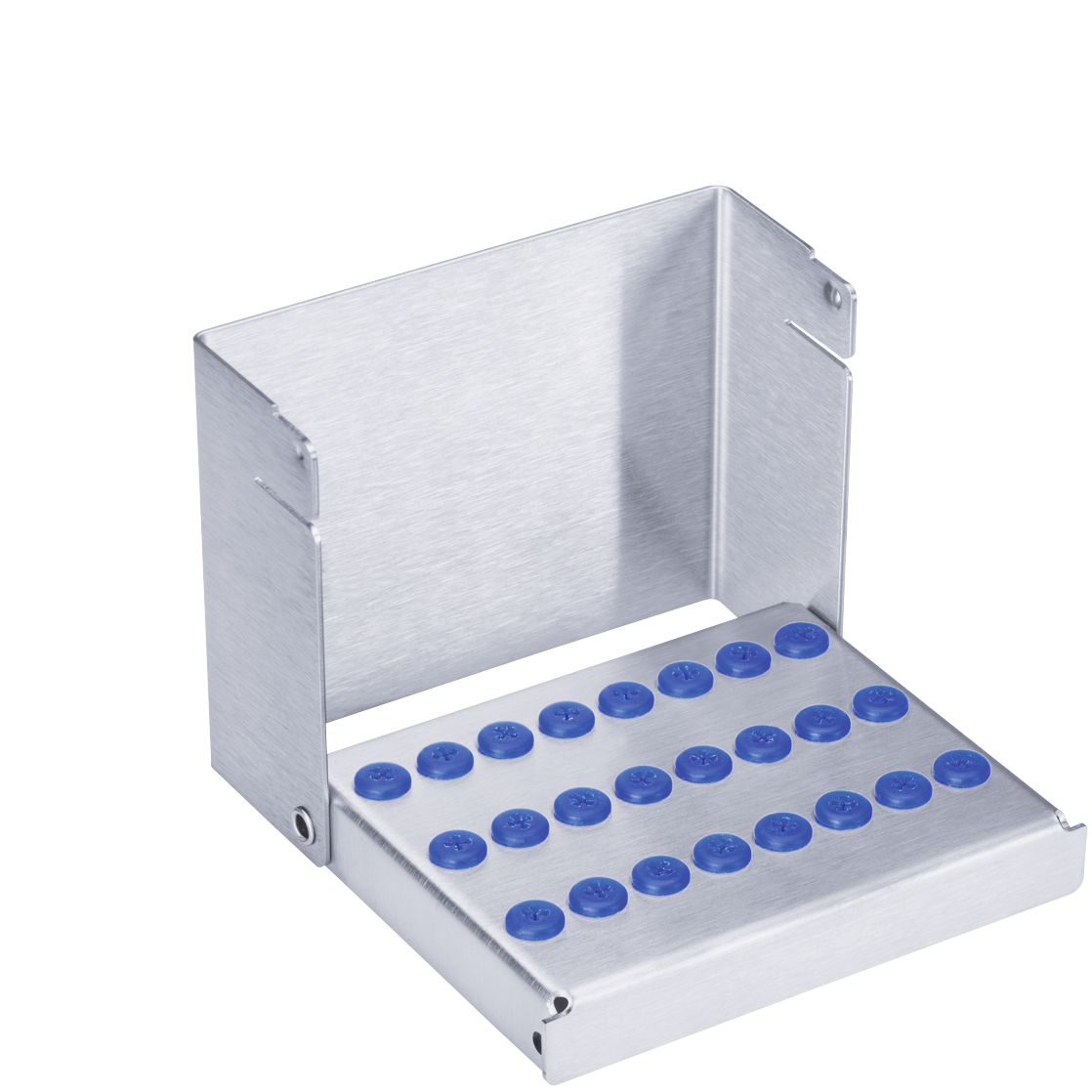 Instrumentenständer-aus-Edelstahl 9949 L 3 9949L3.000 – Komet Dental, Bohrerständer