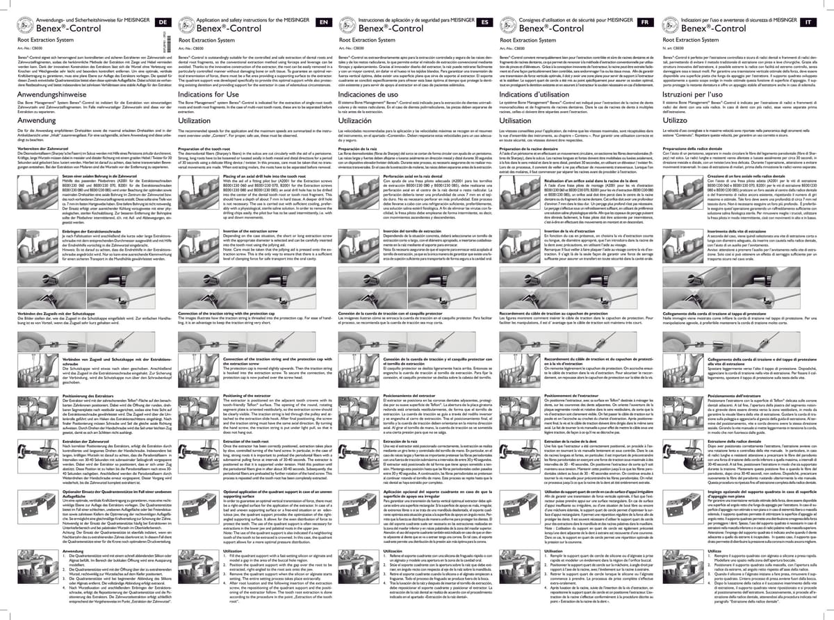 Benex-Control (Wurzelextraktion), CBE00 – Meisinger - Seit 1888, Chirurgische Instrumente