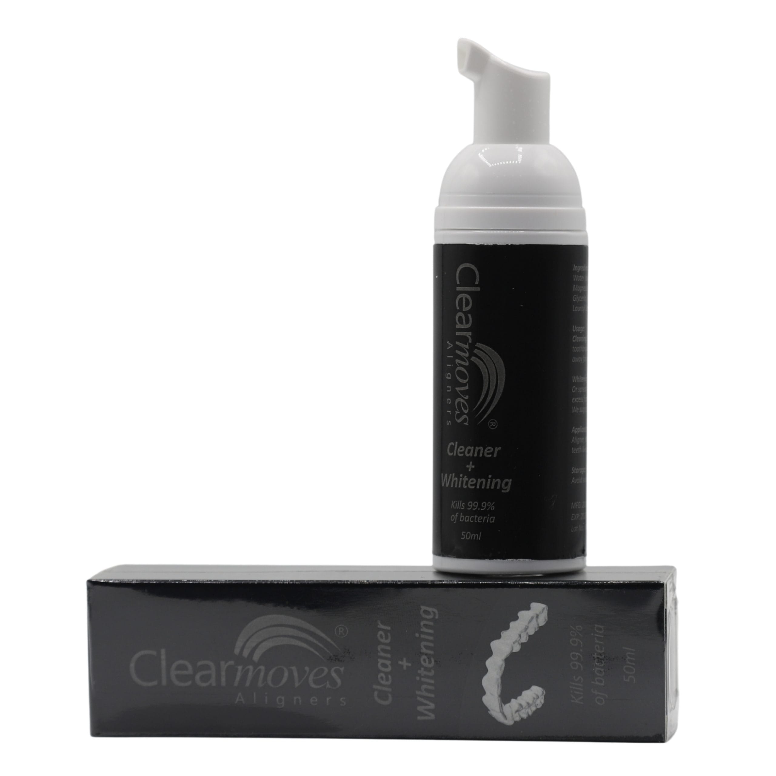 Reiniger + Aufhellungsschaum für Clear Aligner und Retainer