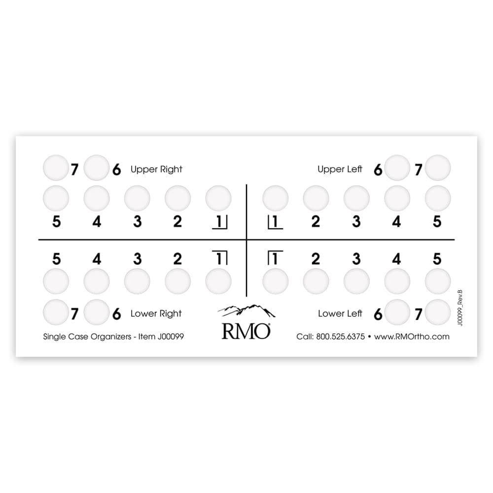 Bracket Case Organizer Single Pack of 25 – RMO, Bands