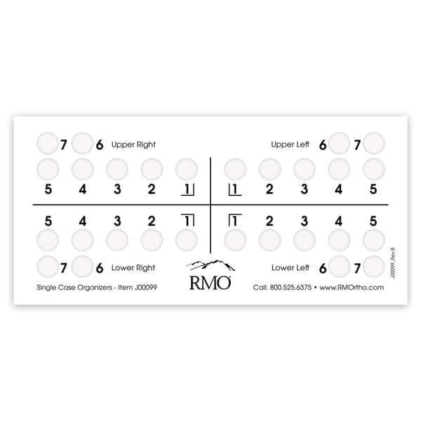 Bracket Case Organizer Single Pack of 25