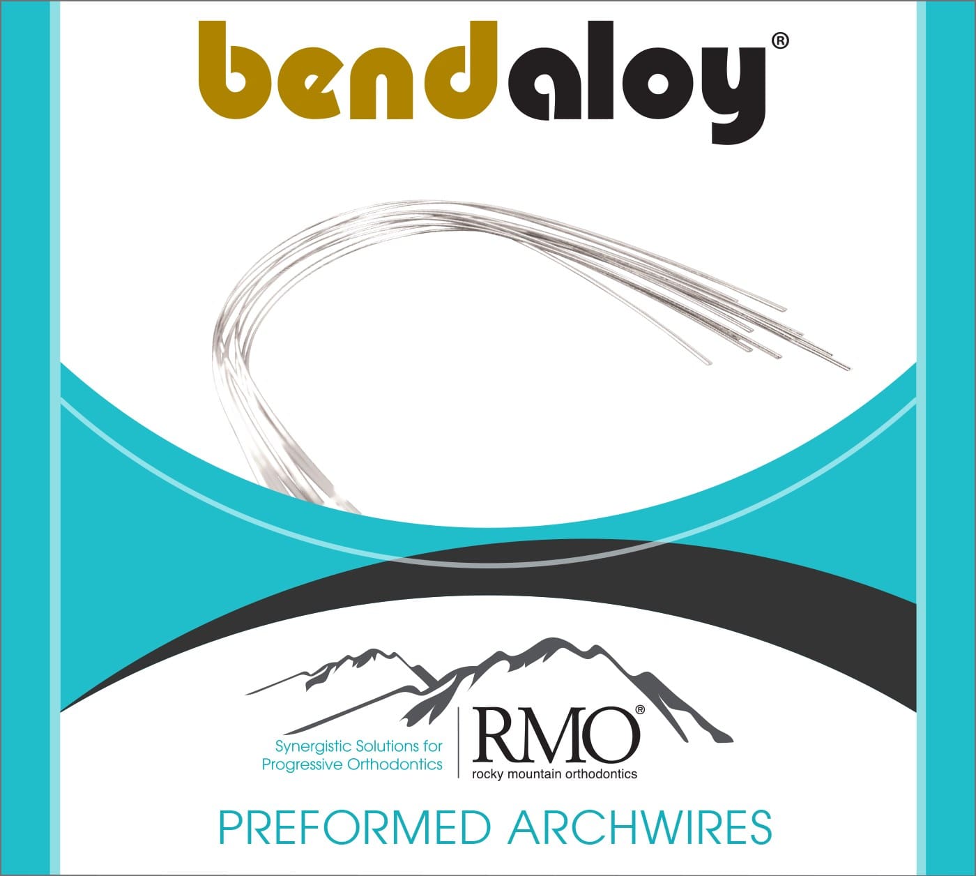 Bendaloy Titan-Molybdän Geraddraht Rund, 10er-Packung