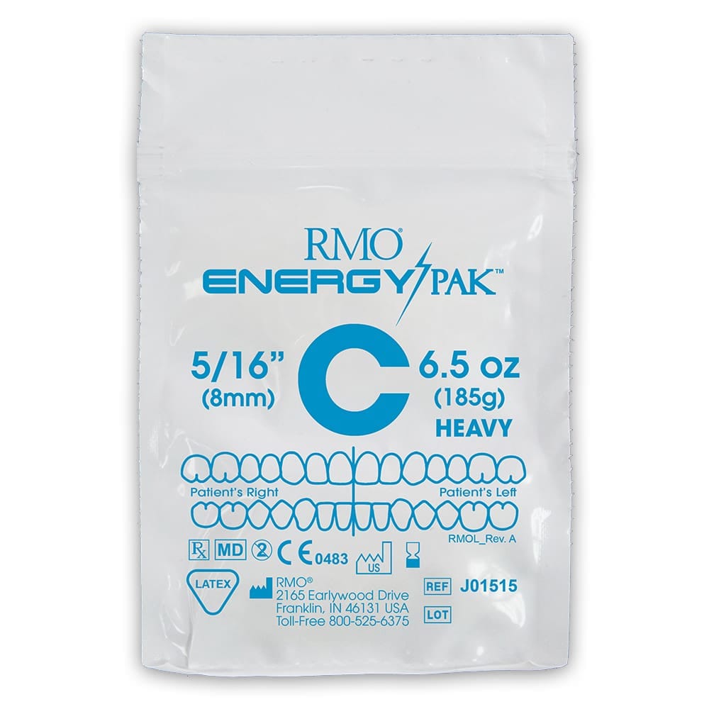 NON LATEX ELASTICS 5/16" 6.5OZ HEAVY BLUE C (PK50) – RMO, Chains