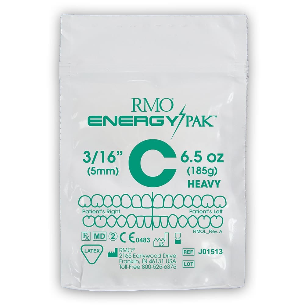 LATEX NEON ELASTICS 3/16" 6.5OZ HEAVY GREEN C (PK50) – RMO, Ketten
