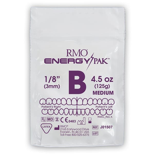 NON LATEX ELASTICS 1/8" 4.5OZ MEDIUM PURPLE B (PK50)
