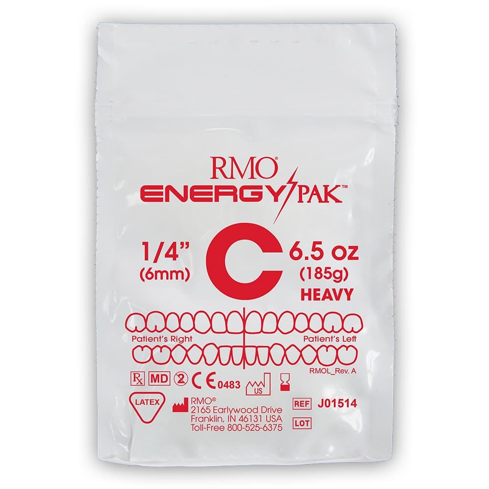 NON LATEX ELASTICS 1/4" 6.5OZ HEAVY RED C (PK50) – RMO, Chains