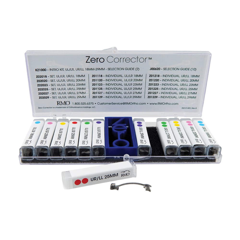 Zero Corrector Intro Set UL/LR, UR/LL 18MM-29MM (6 set KIT) – RMO, Intraorale Geräte