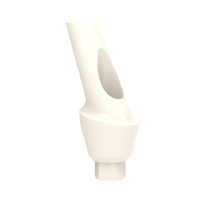 Angulated temporary peek abutment 25 deg Ø5.2mm