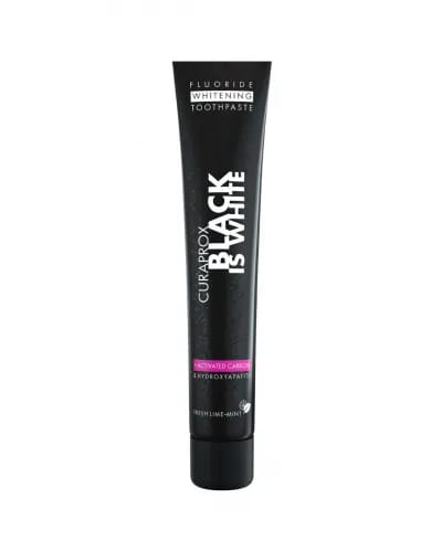 Dentifrice au charbon actif «Black is White»