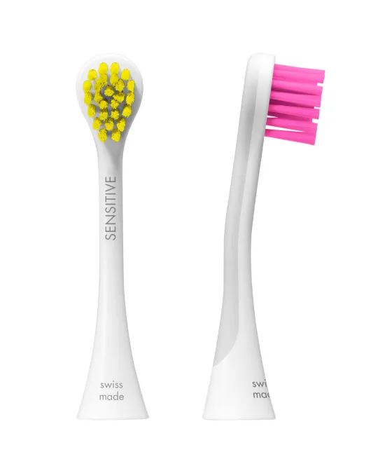 Rainbow Testina spazzolino sensitive per Hydrosonic giallo-rosa