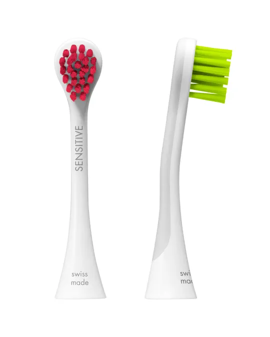 Rainbow Testina spazzolino sensitive per Hydrosonic rosso-verde