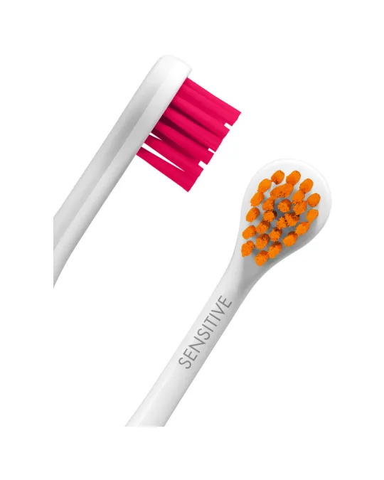 Rainbow Testina spazzolino sensitive per Hydrosonic rosso-arancio