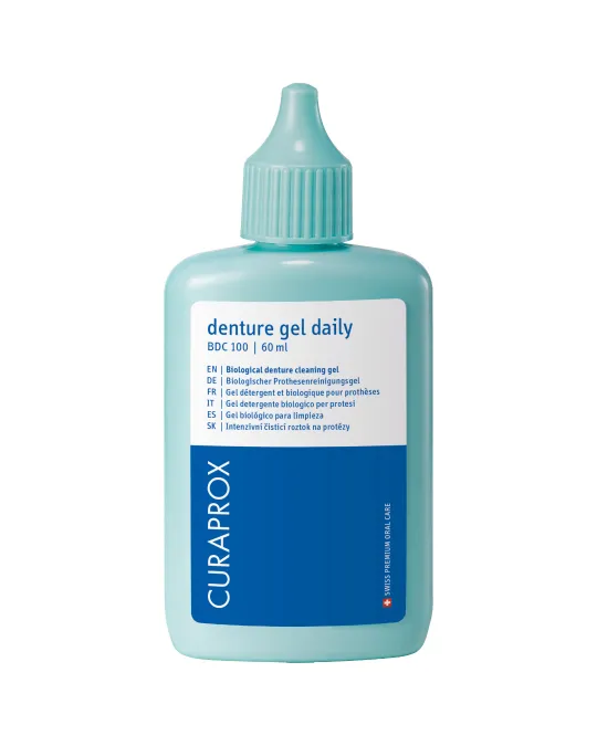 Denture cleaning gel BDC 100 daily – Curaden AG, Denture Materials
