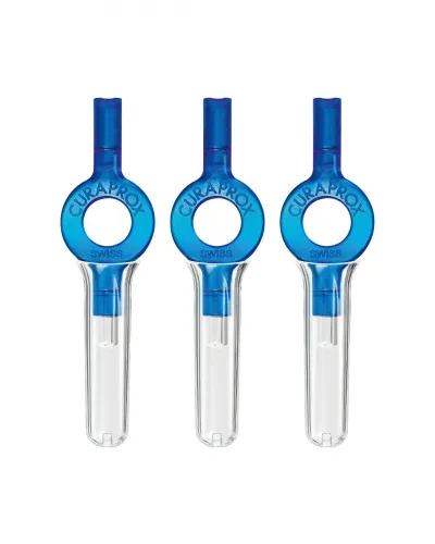 UHS 409 Interdentalbürstenhalter Handy blau, 3 Stk.