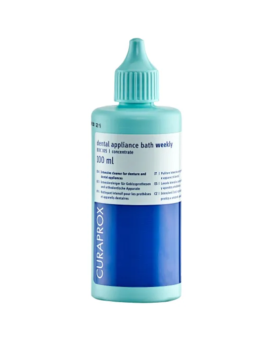 Detergente protesi dentale BDC settimanale – Curaden AG, Denture Materials