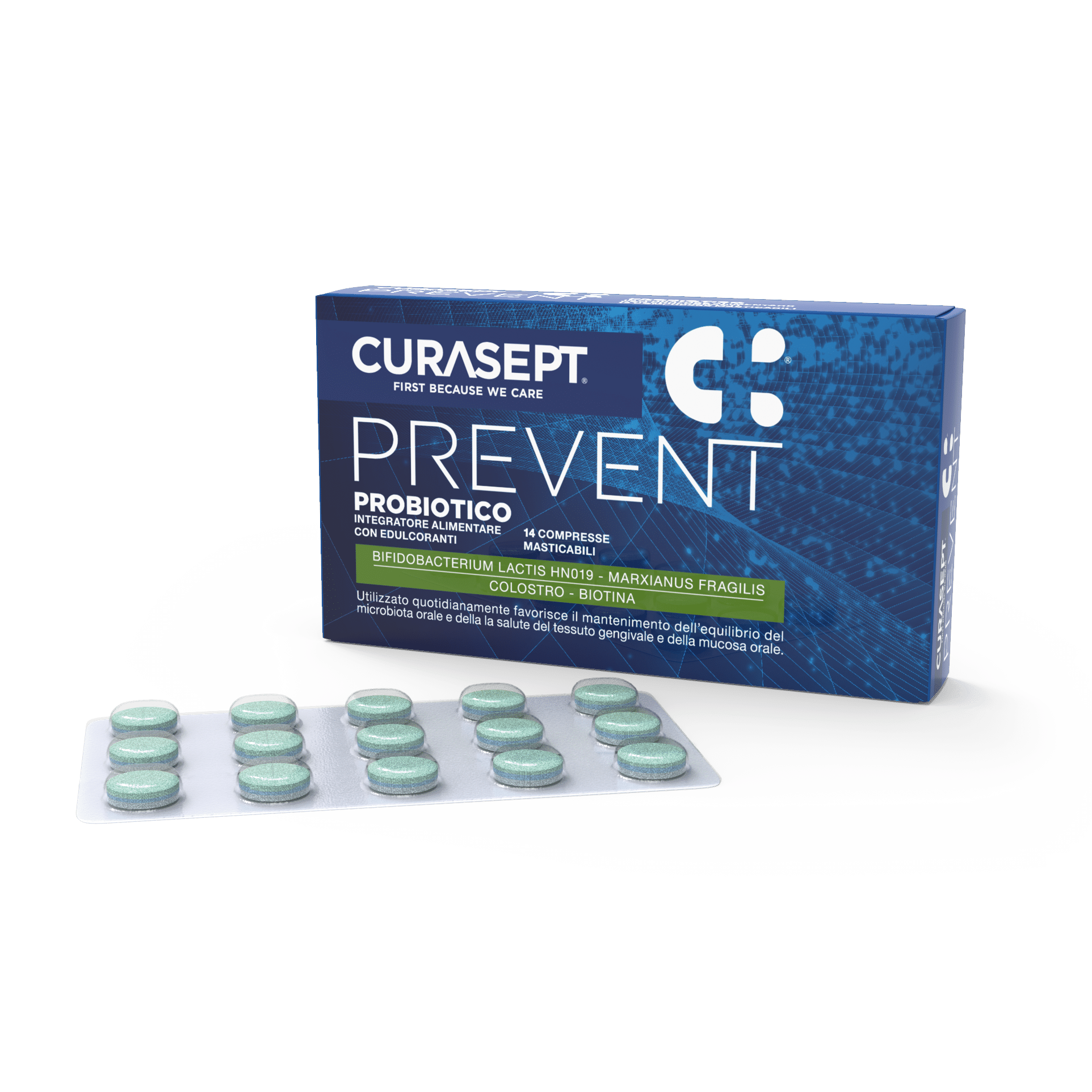CURASEPT PREVENT PROBIOTIC FOOD SUPPLEMENT – CURASEPT SpA, Mouthwash & Oral Rinses
