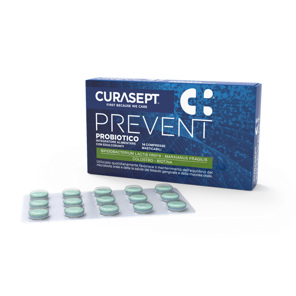 CURASEPT PREVENT PROBIOTIC FOOD SUPPLEMENT