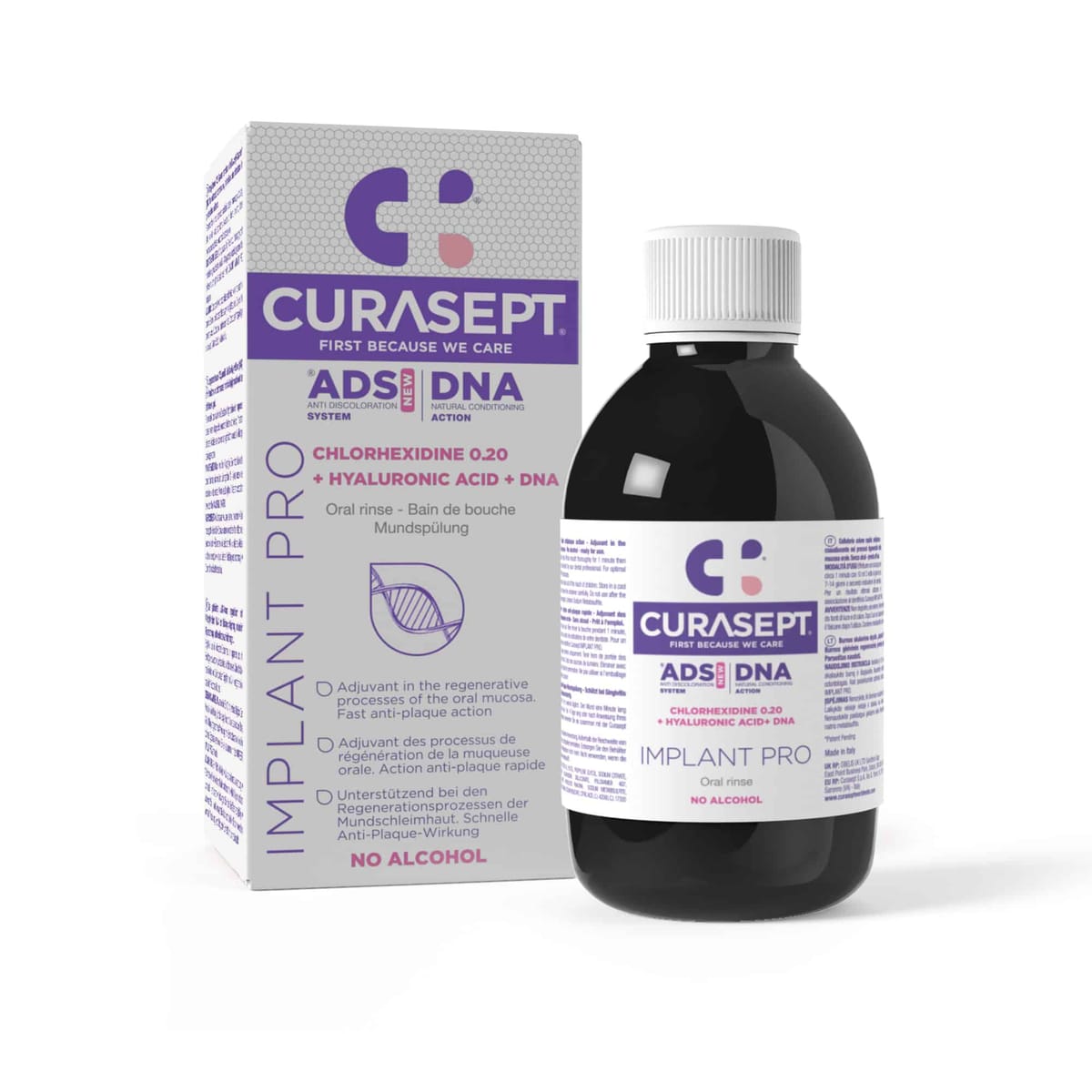CURASEPT ADS | DNA IMPLANT PRO ORAL RINSE – CURASEPT SpA, Mundspüllösungen