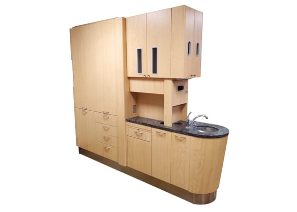 D1RS-Right Sink Doctor’s Side Console