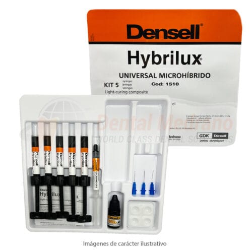 HYBRILUX UNIV KIT 5 COLORES – Dental Medrano S.A., Composites