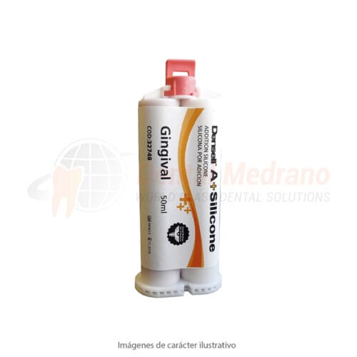 Silicona A+SILICONE GINGIVAL A40 Soft cartucho 50ml – Dental Medrano S.A., A-Silikone