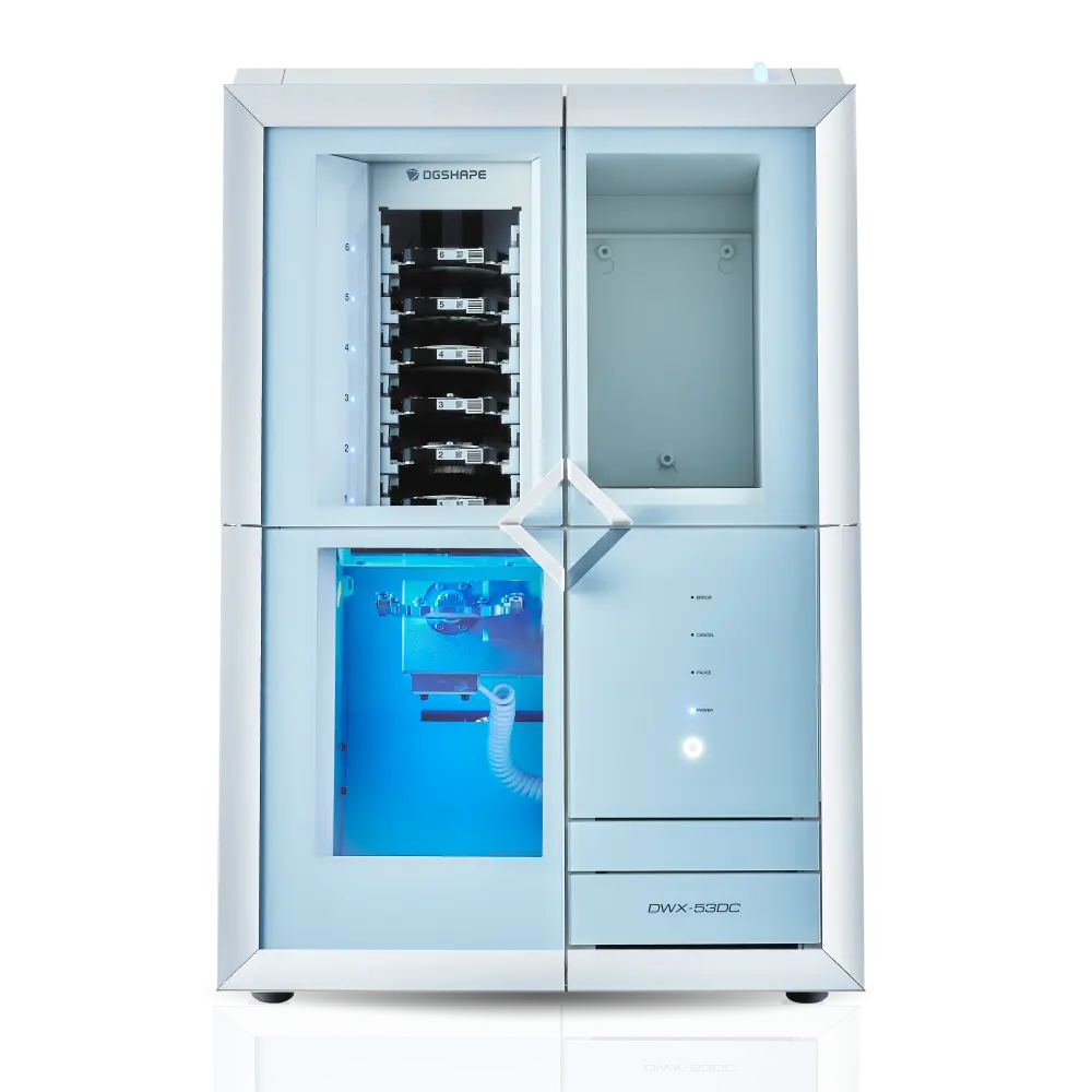 DWX-53DC 5-Achs-Dental-Fräsmaschine – DGSHAPE A Roland Company, Fräs- und Schleifmaschinen