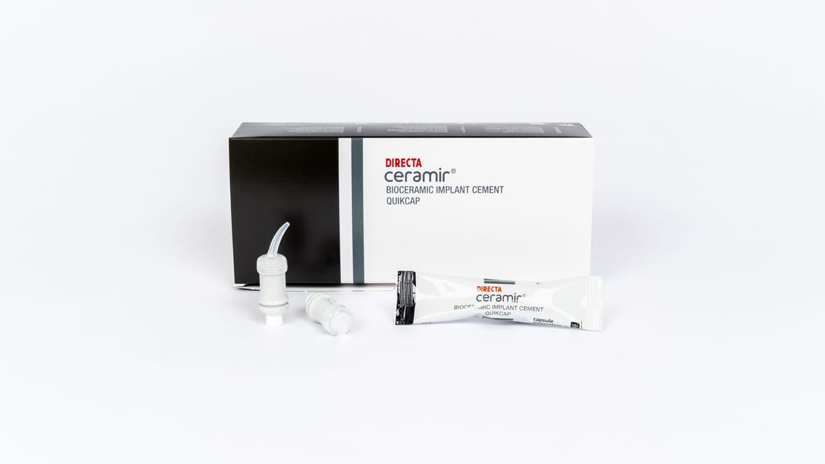 Ceramir® Bioceramic Implant Cement QuikCap – Directa Dental Group, Zemente