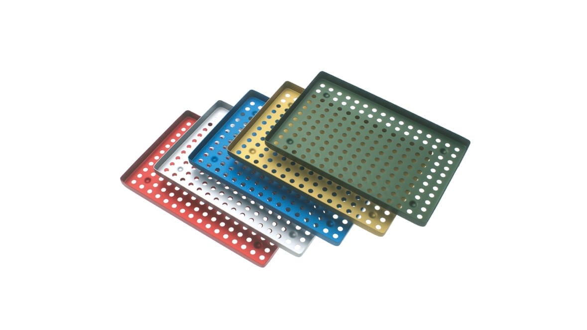 Perforated Aluminium Tray – Directa Dental Group, Trays, Sterilcontainer und Zubehör