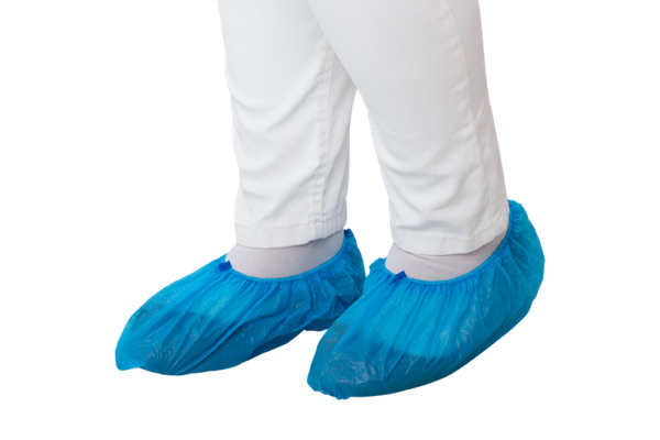 Überschuhe CPE Blau 30 µm