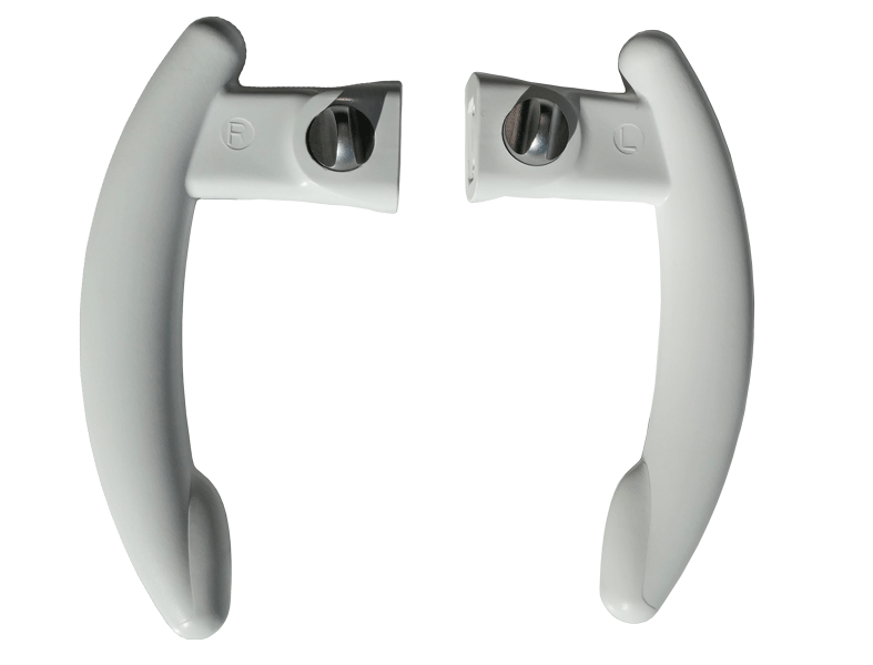 Griff Set LED.light weiß (links und rechts) – DKL Chairs, Lupenbrillen und Mikroskope