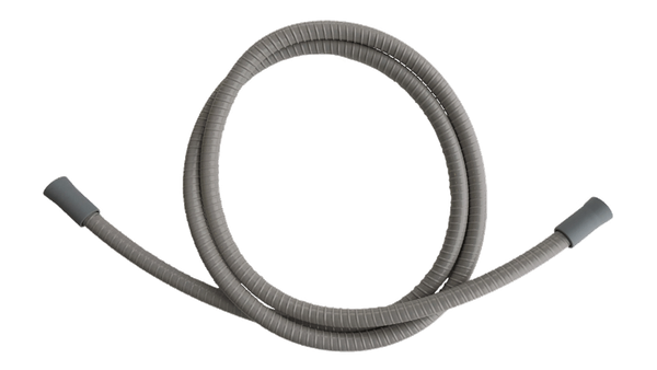 Saugschlauch grau, kleiner Sauger (Speichelzieher), Ø 10 mm, L=1800 mm