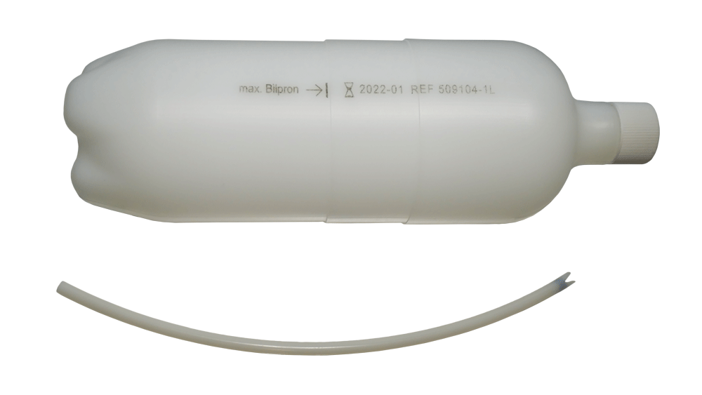 Flasche 1 Liter mit Saugschlauch – DKL Chairs, Geräte