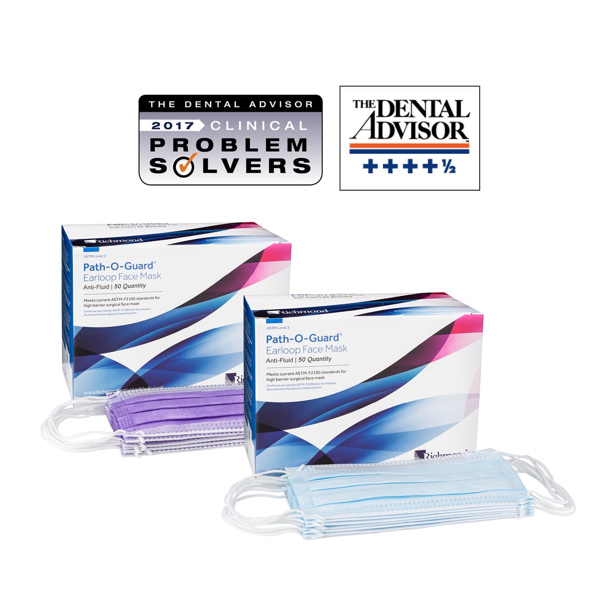 Masque facial Path-O-Guard® Niveau III – Richmond Dental and Medical, Face Masks