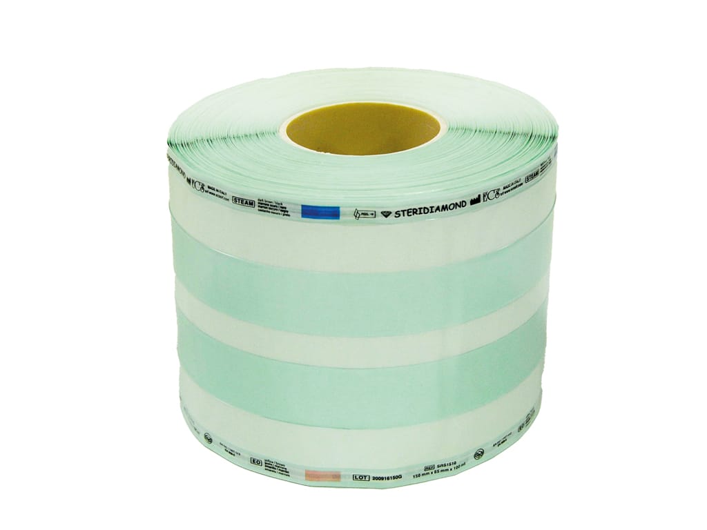 STERIDIAMOND GUSSETTED REELS SRS4010 – ECS srl, Sterilization Reels and Pouches
