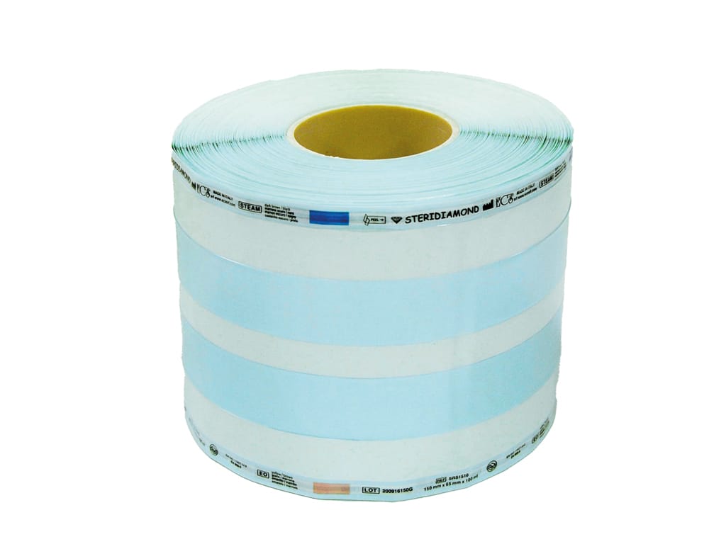 STERIPERFECT GUSSETTED REELS SRS3510B – ECS srl, Sterilization Reels and Pouches