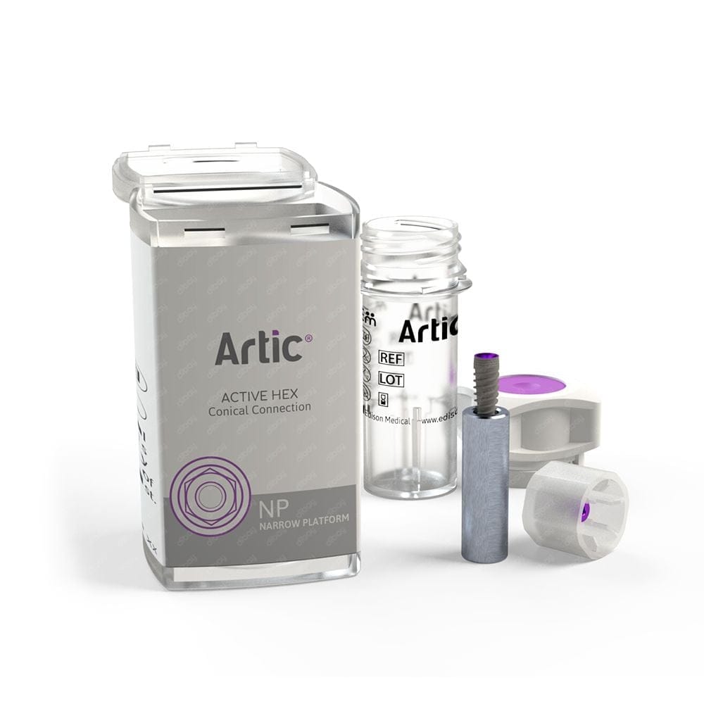 Artic® Dental Implant – Active Hex – Conical Connection NP – Edison Medical, Implants