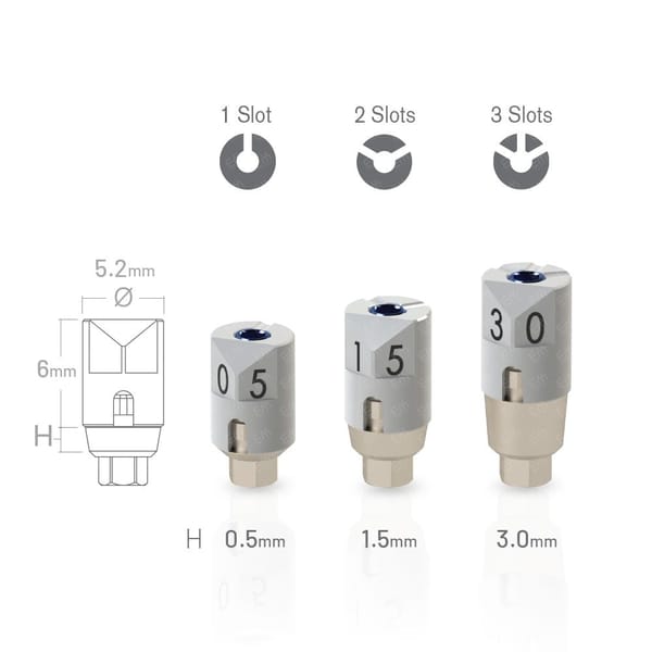 Straight Scan Post compatible with GMI® Frontier Ø4.75 - Ø5.75 IH 4.5 WP