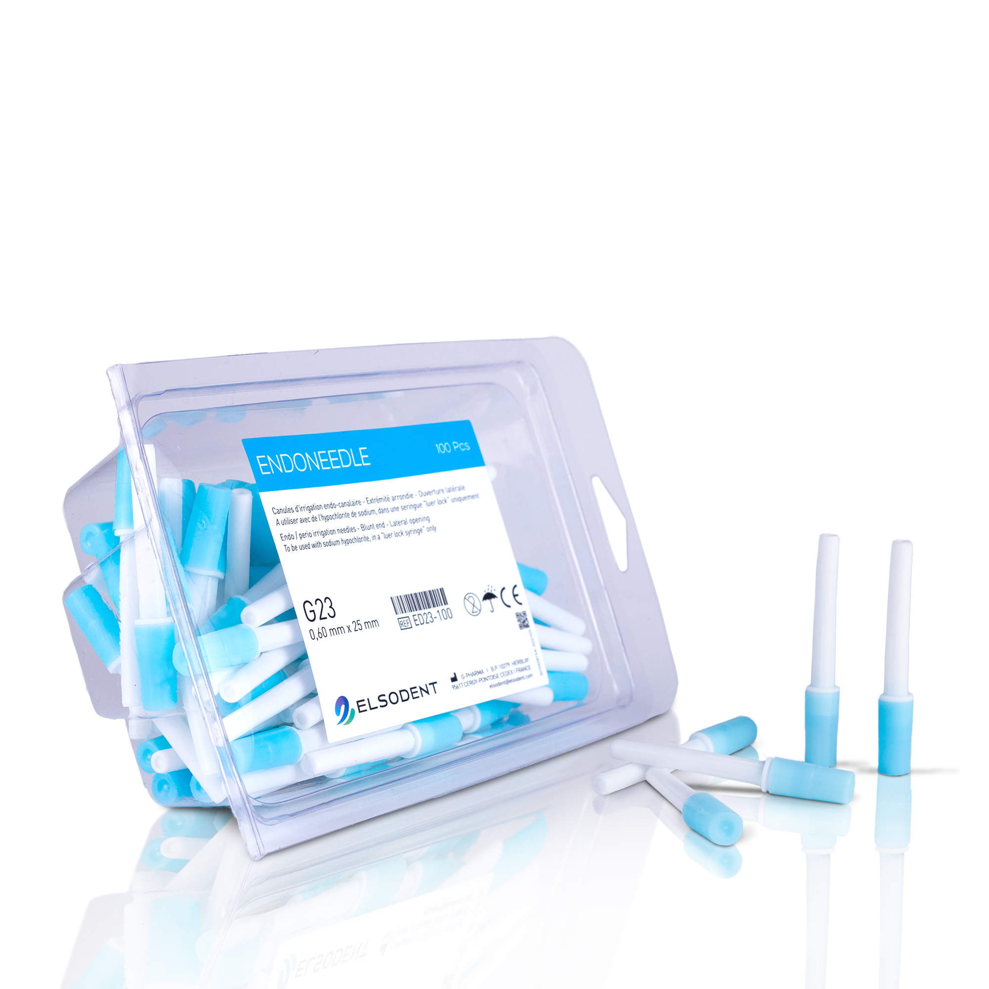 ENDONEEDLE Gauge 23 (0.60mm) Kit of 100