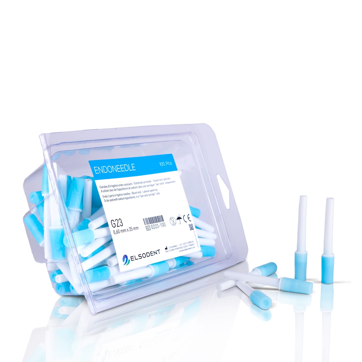 ENDONEEDLE Gauge 27 (0.40mm) Kit of 30 – ELSODENT SAS, Syringes