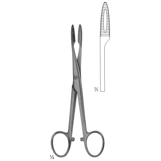 Forceps with ratchet 145 mm – EMERALD INSTRUMENTS, Chirurgische Instrumente